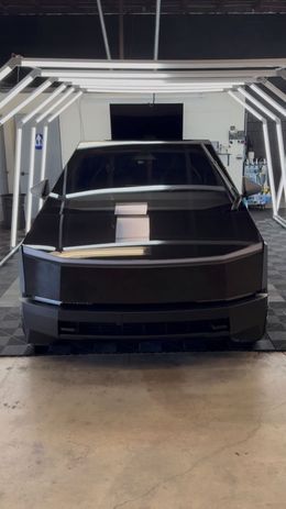 Tesla Cybertruck — 3M Gloss Metallic Black by Sheer Auto Styling, Santa Maria