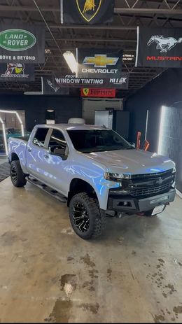 2019 Chevrolet Silverado Z71 — Space Candy grey-to-blue color shift by Sheer Auto Styling, Santa Maria