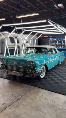 1958 Chevrolet Impala — Show-car gloss, protected by Sheer Auto Styling, Santa Maria